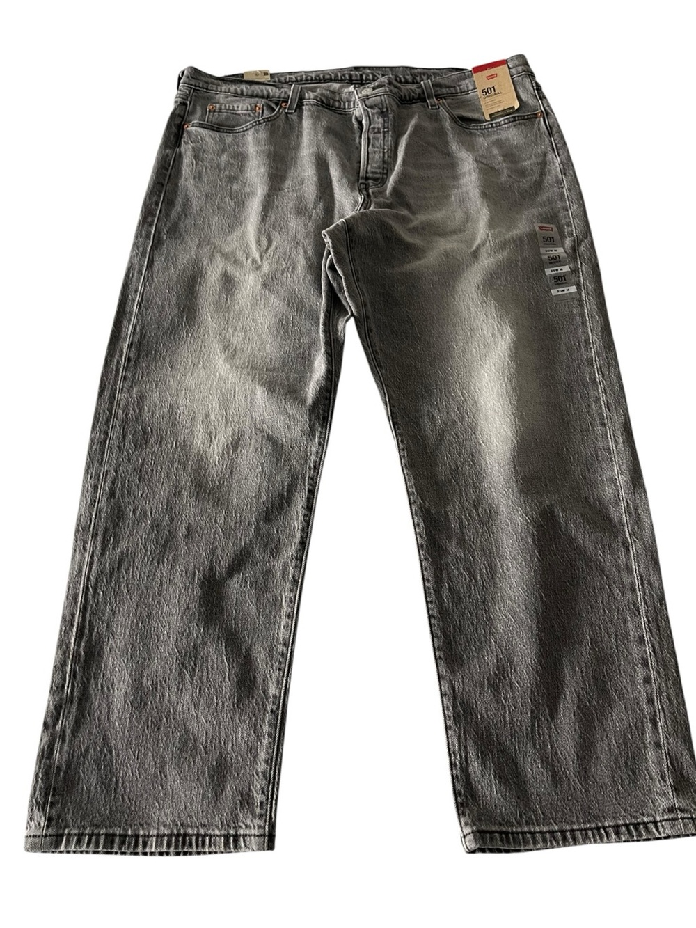Levi’s 501 Original Women’s 20W Porcini Haze Grey Straight Jeans NWT